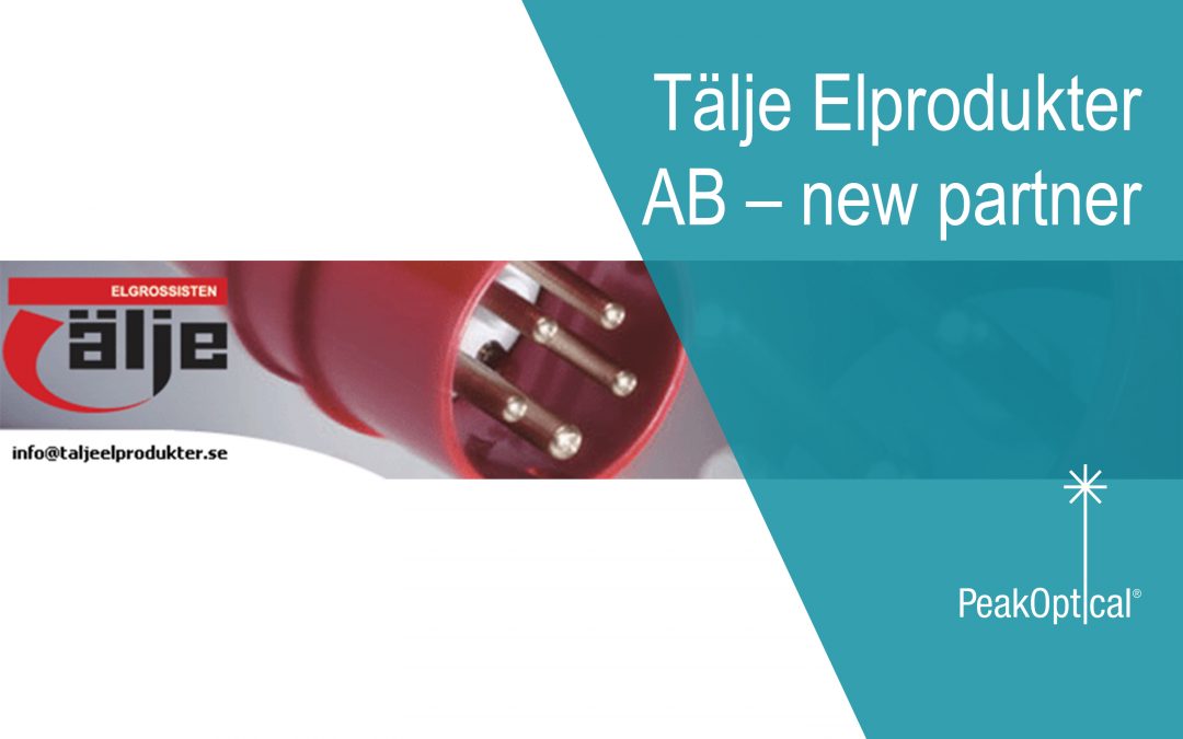 Tälje Elprodukter AB – new partner to service Swedish customers