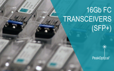 PeakOptical 16Gb FC Transceivers (SFP+) are now available for purchase!
