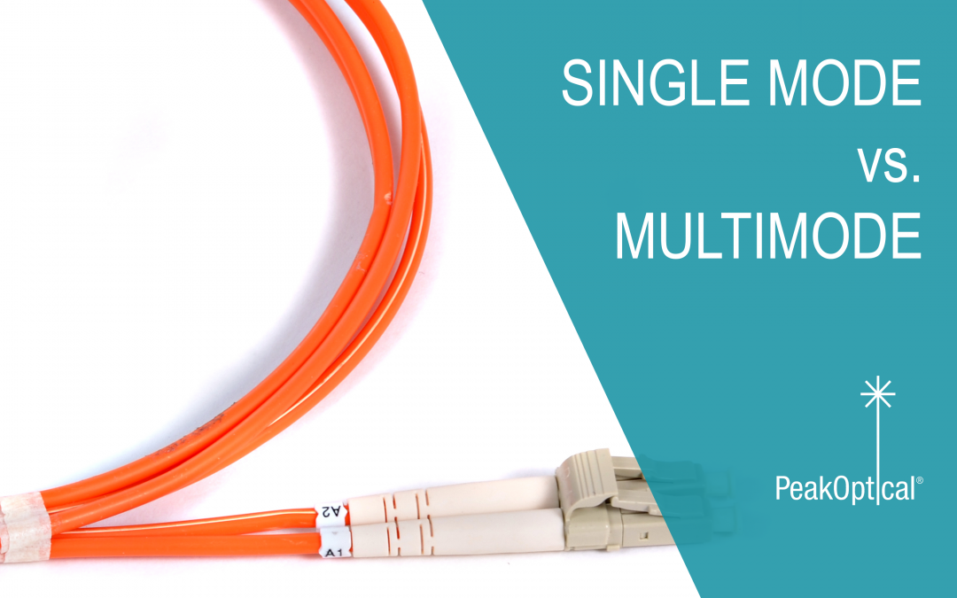 Single mode vs. Multimode fiber optic cables