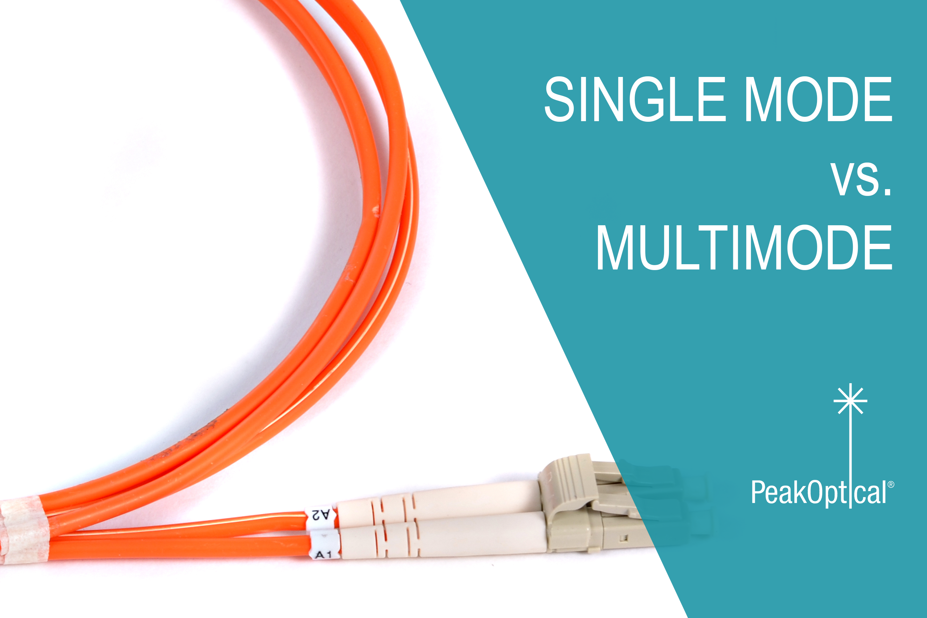  Single Mode Vs Multimode Fiber Optic Cables PeakOptical A S