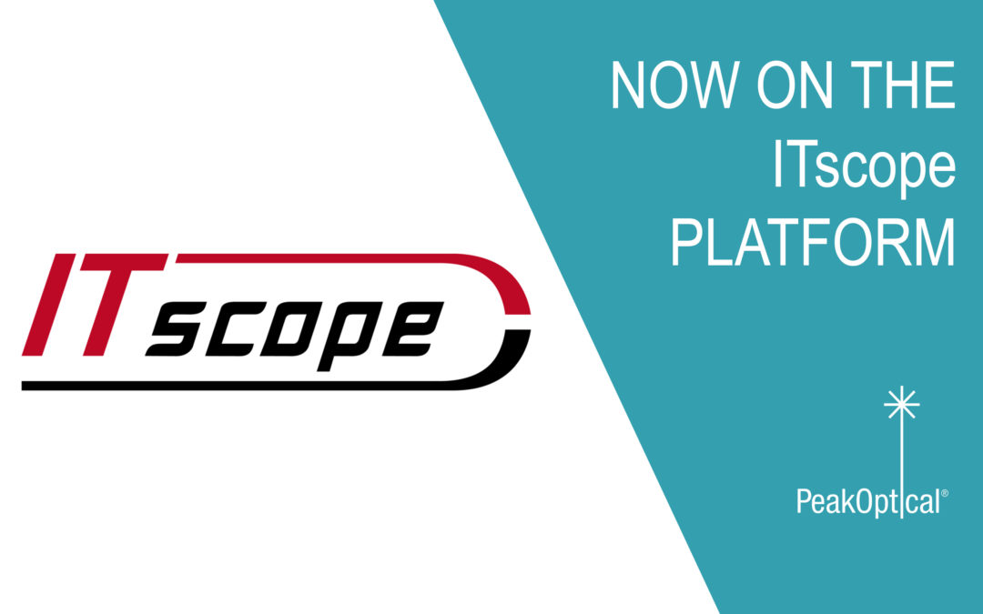 PeakOptical’s products are available NOW on the ITscope platform!