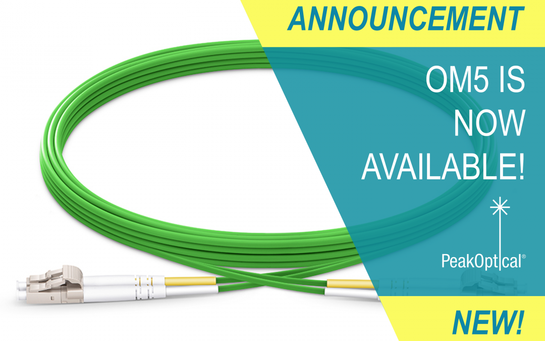 PeakOptical A/S launches OM5 multimode fiber optic cable