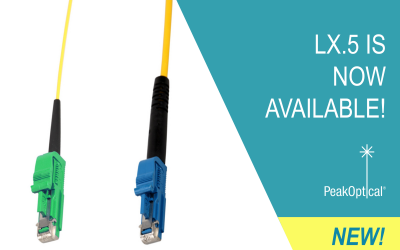 LX.5 fiber optic is now available with PeakOptical