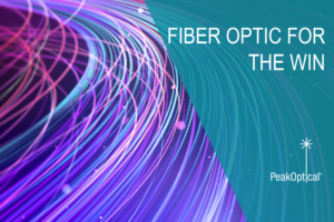 fiber optic taking over copper. Fiber for the win